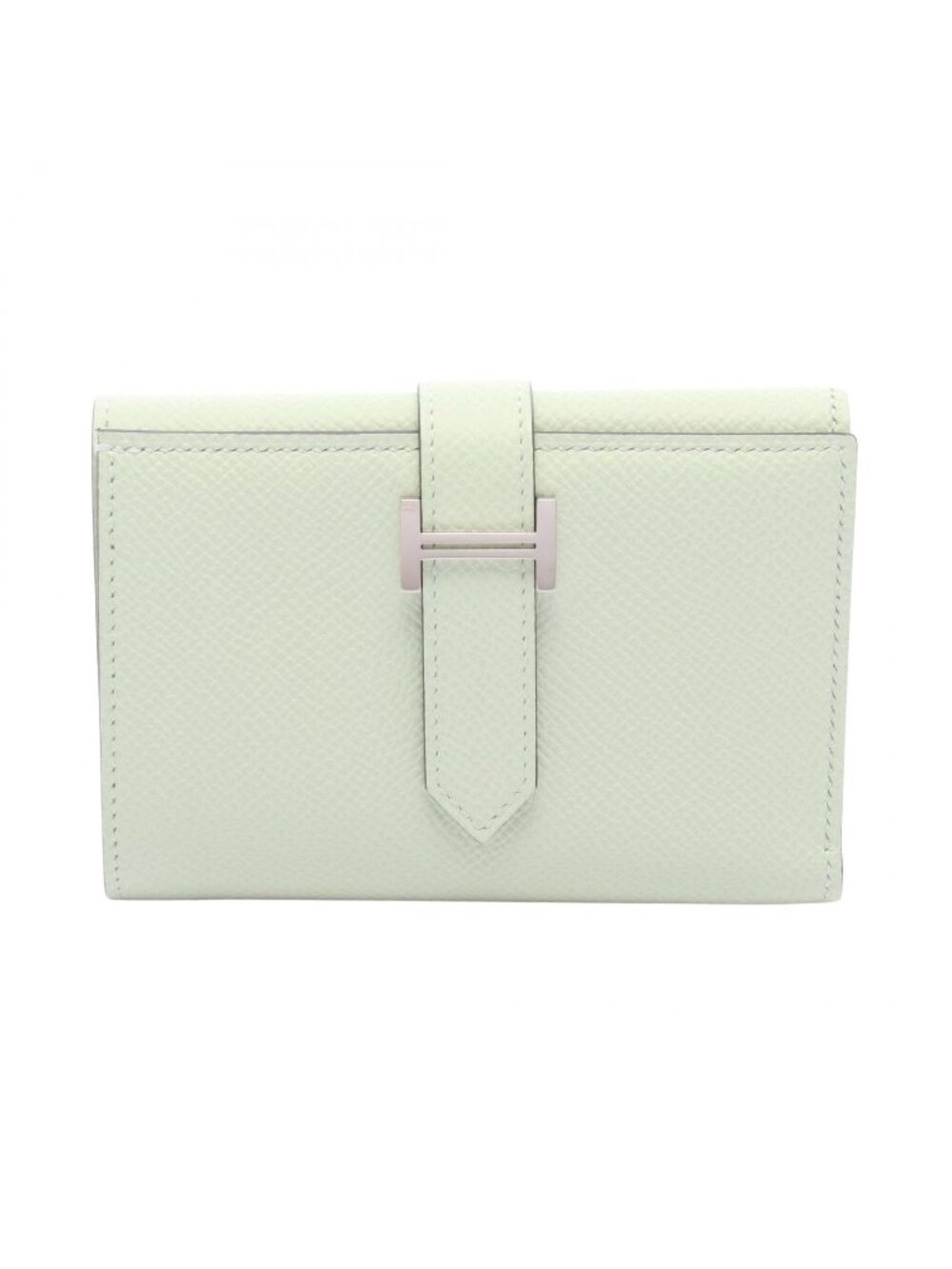 Hermes Trifold Wallet Bearn Combine Verso Vert Fizz Yucca Leather